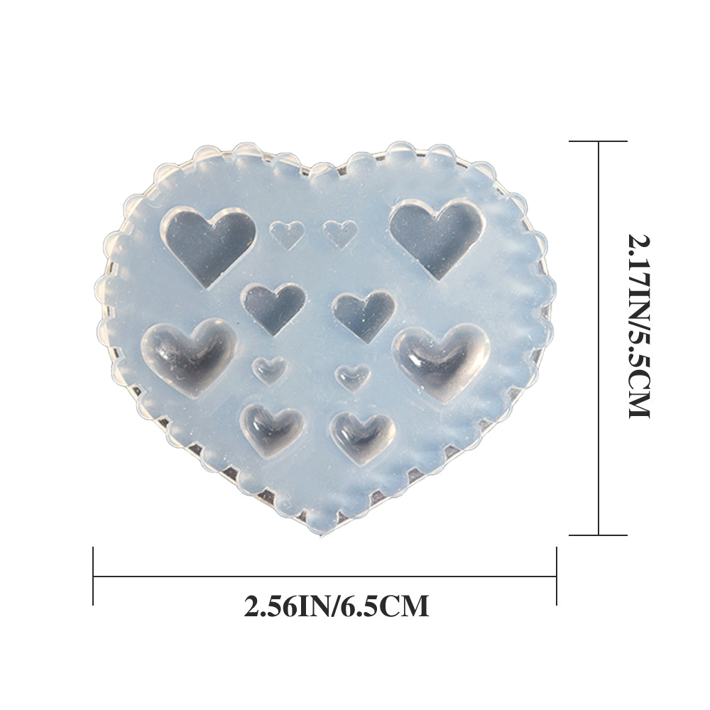 3D DIY Nail Art Mold - #01 Heart