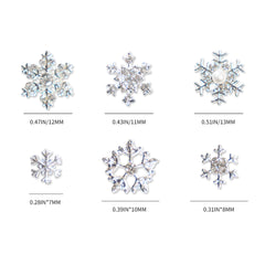 Nail Charms - Christmas Snowflake