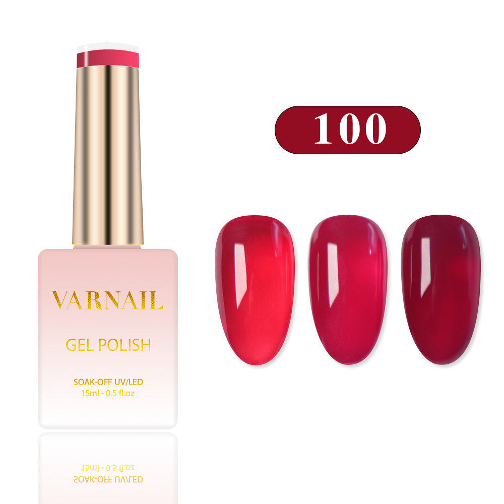 Jelly Gel Polish - 100 Red Rose