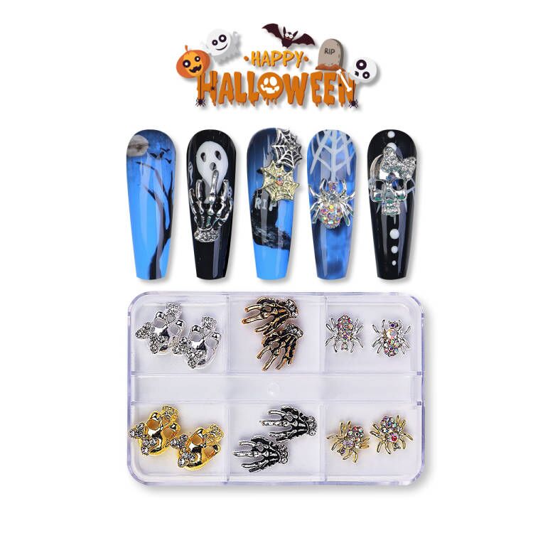 Halloween Nail Charms - 6 Grids