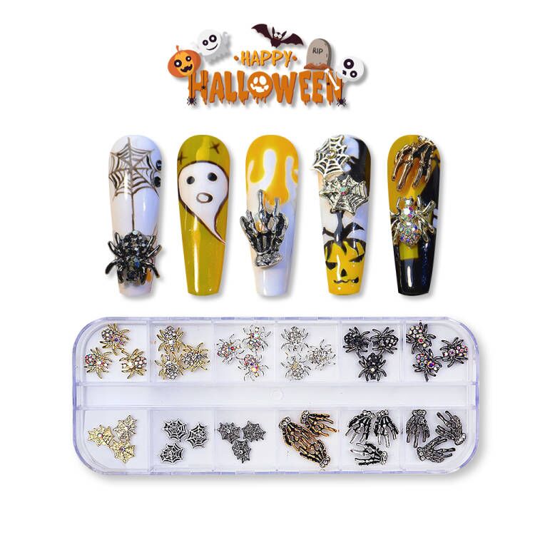 Halloween Nail Charms - 12 Grids