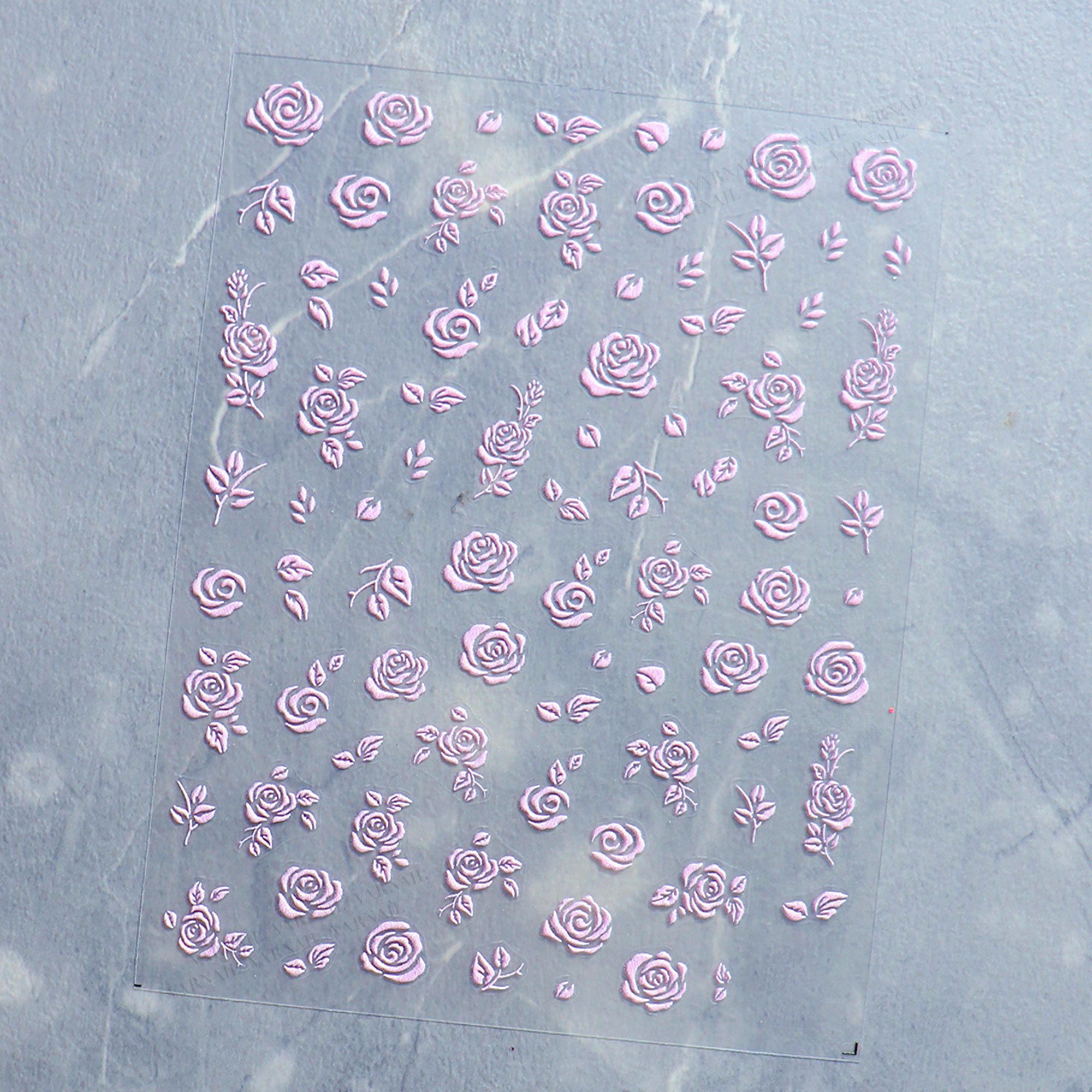 5D Nail Sticker - Pink Rose