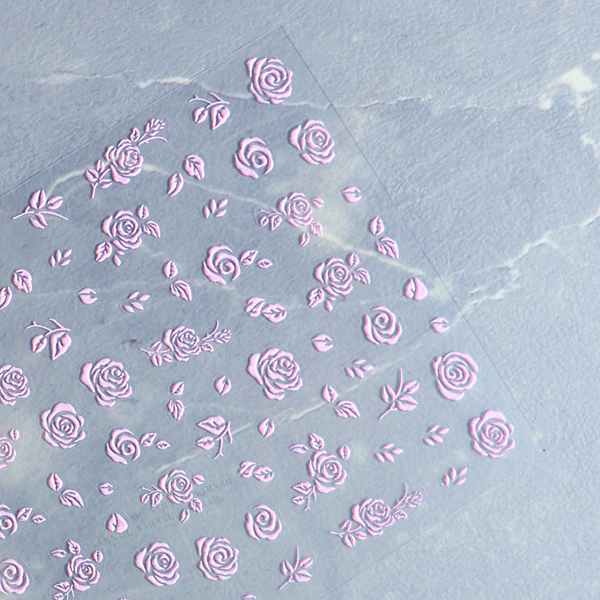 5D Nail Sticker - Pink Rose
