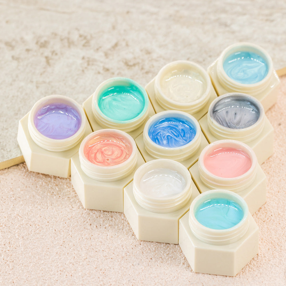 Pearl Shell Texture Gel Polish - PS01 Pearl White