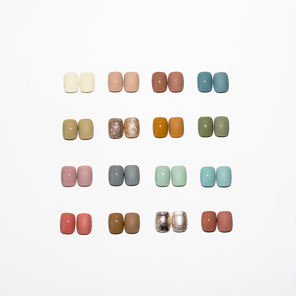 16 Colors Solid Gel Polish Palette - SPRING MORANDI