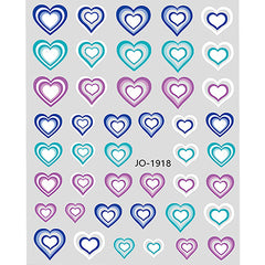 Nail Stickers - Ombre Heart