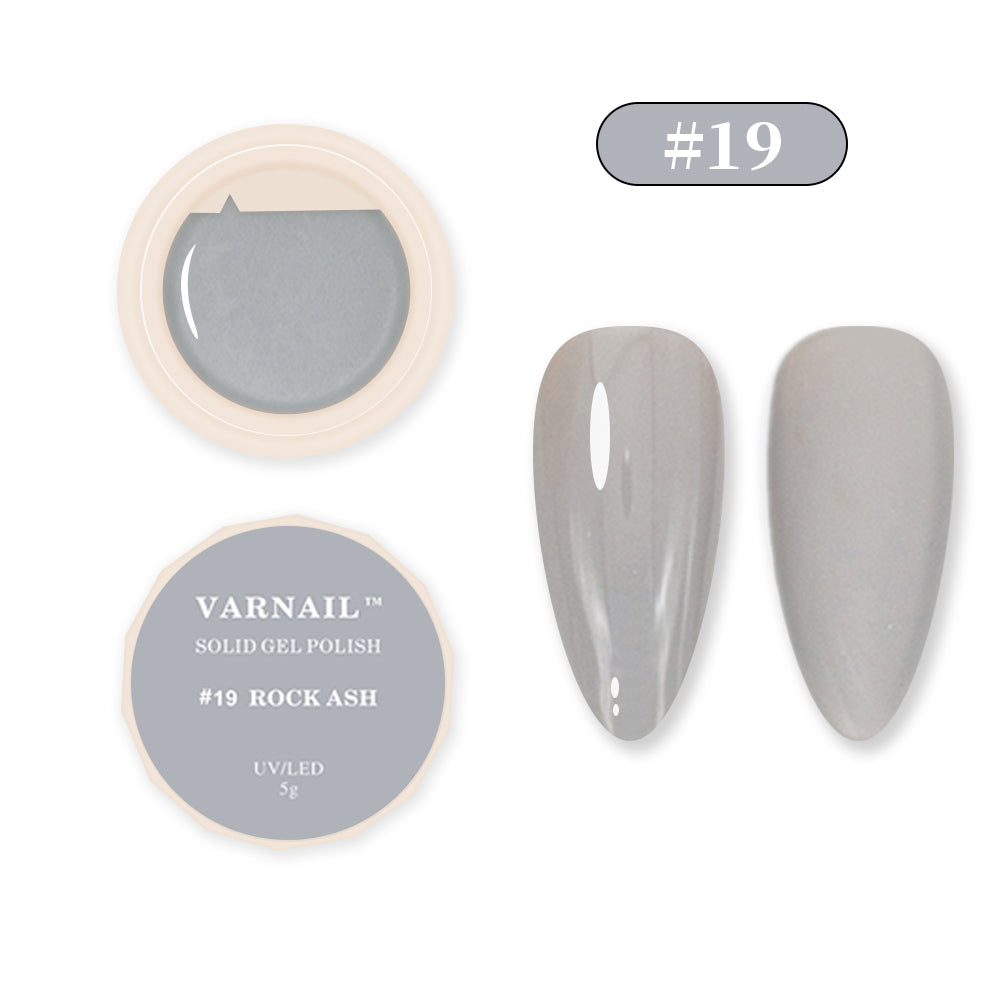Solid Gel Polish - #19 ROCK ASH