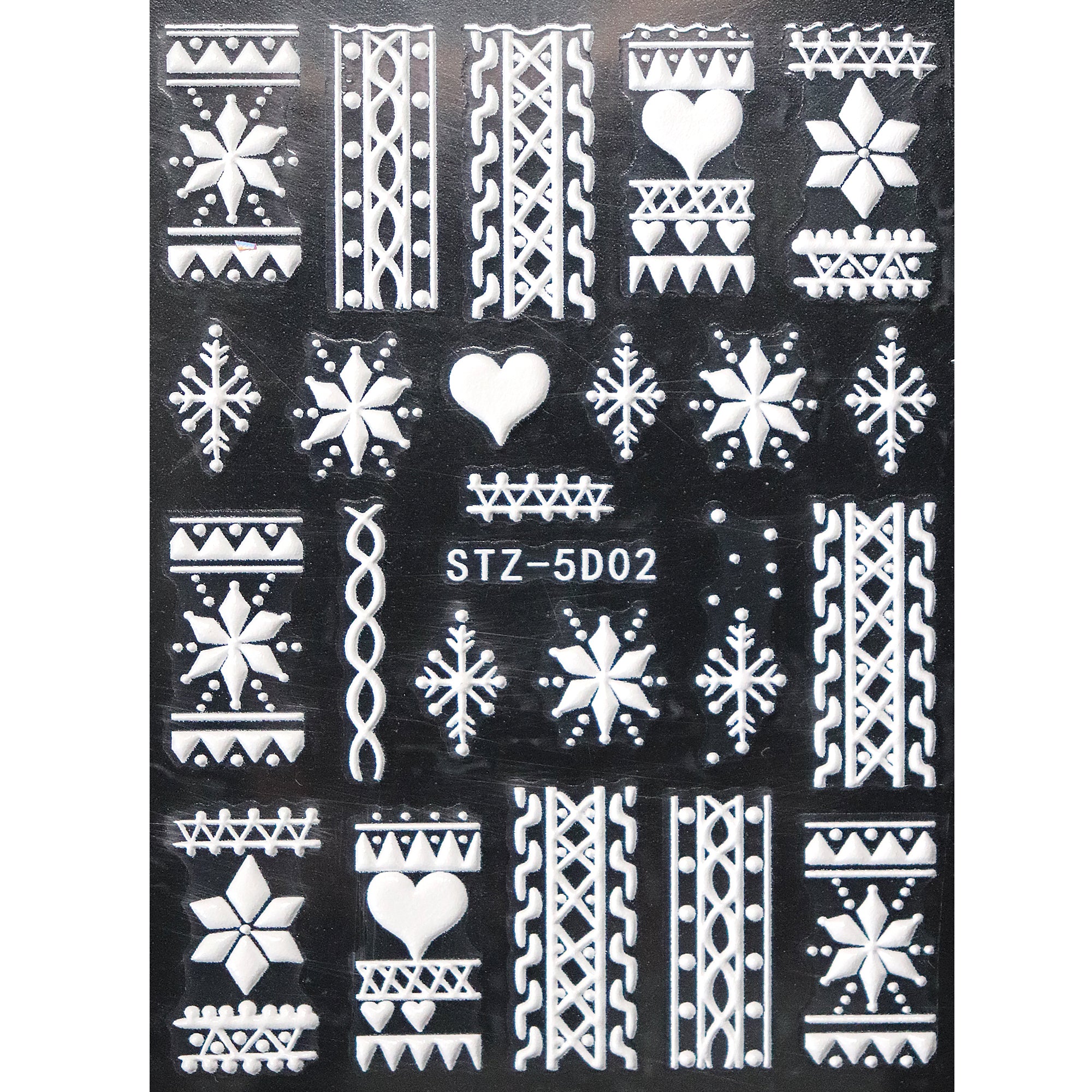 5D Nail Sticker - Snowflake