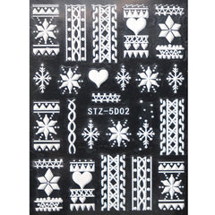 5D Nail Sticker - Snowflake