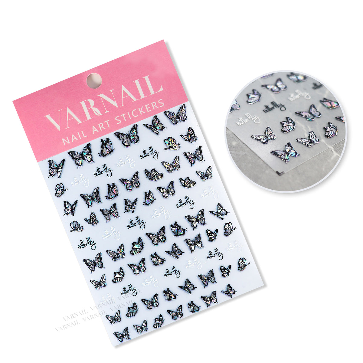 5D Nail Sticker - Holo Butterfly