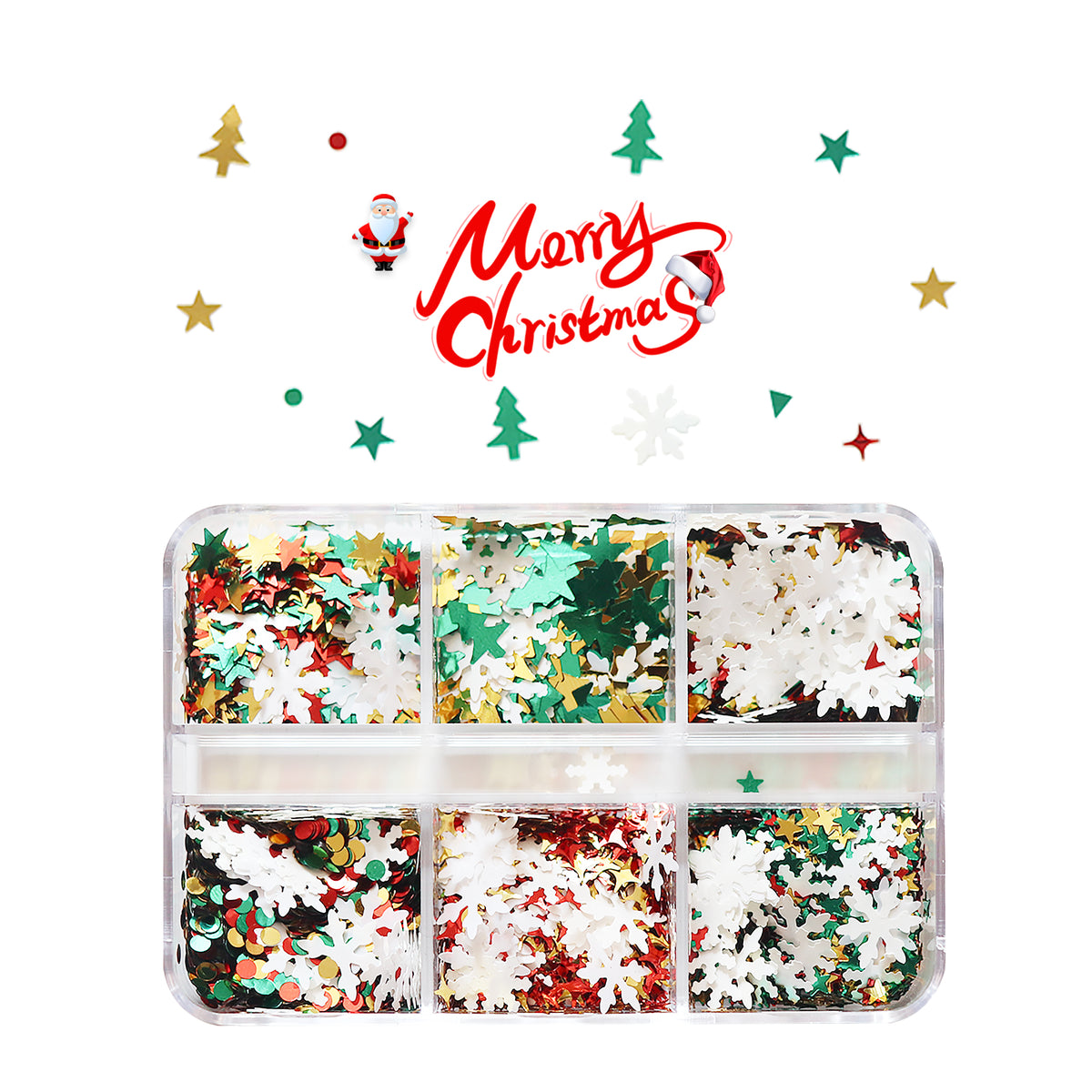 Chrismas Nail Sequins - #01