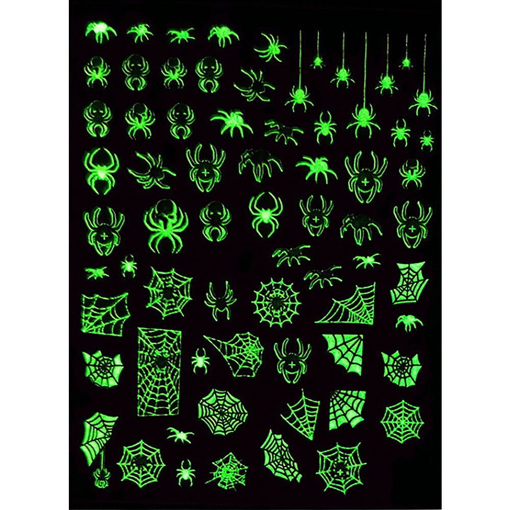 Nail Sticker - Glow in the Dark Halloween