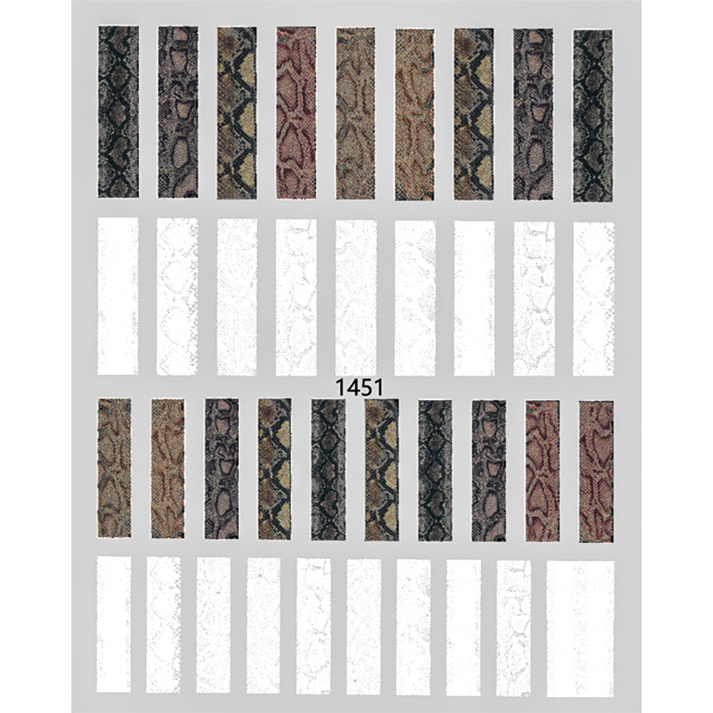 Nail Stickers - Leopard & Zebra