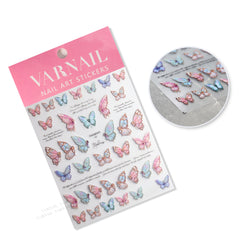 5D Nail Sticker - Rosy Butterfly