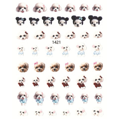 Nail Stickers - Cat & Rabbits