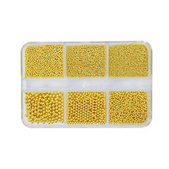 Metallic Caviar Beads - Gold (6 Grids/Box）