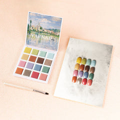 16 Colors Solid Gel Polish Palette - FULL OF FLOWERS