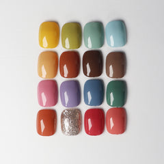 16 Colors Solid Gel Polish Palette - FULL OF FLOWERS