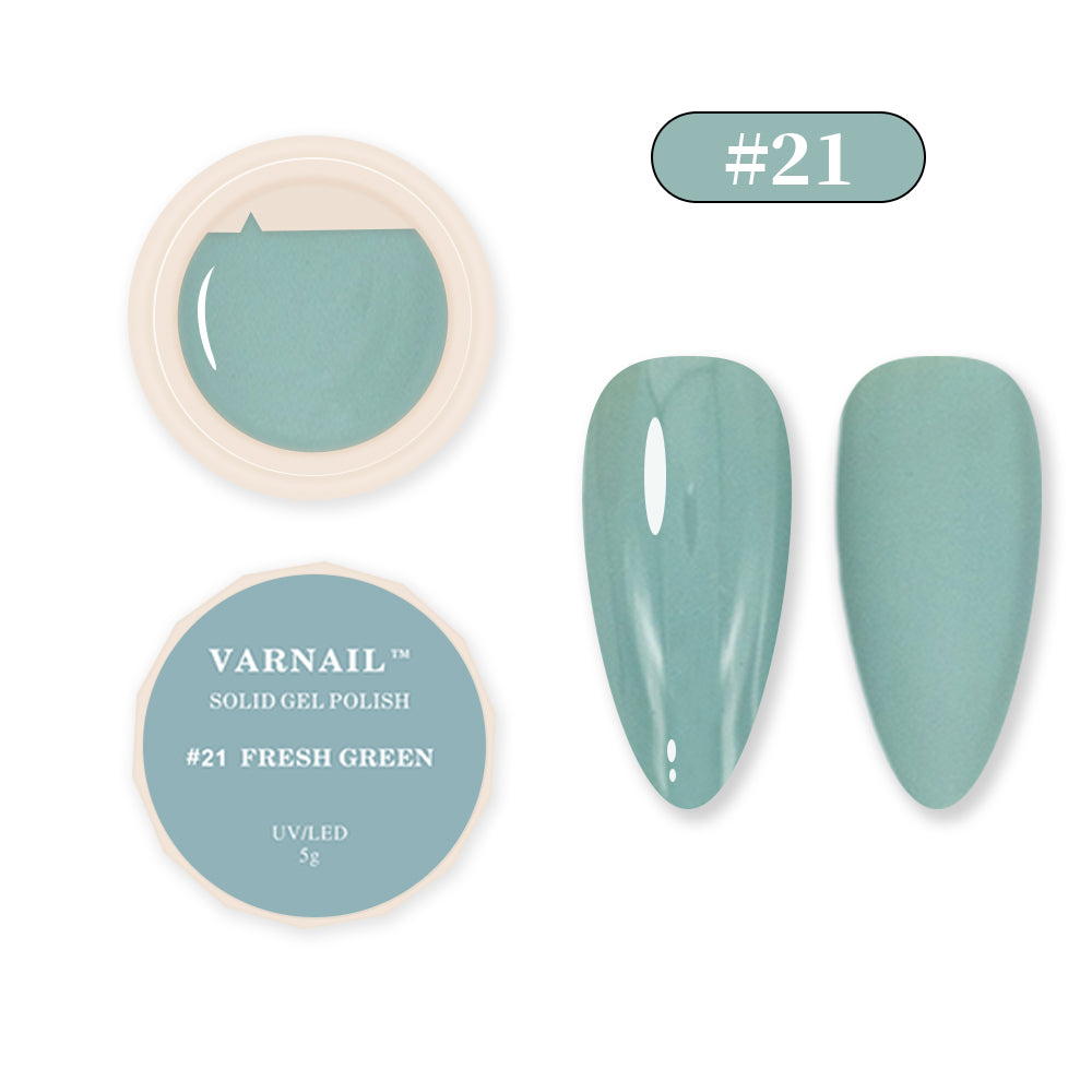 Solid Gel Polish - #21 FRESH GREEN