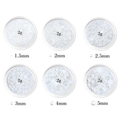 Flat Back Pearls - 1.5mm