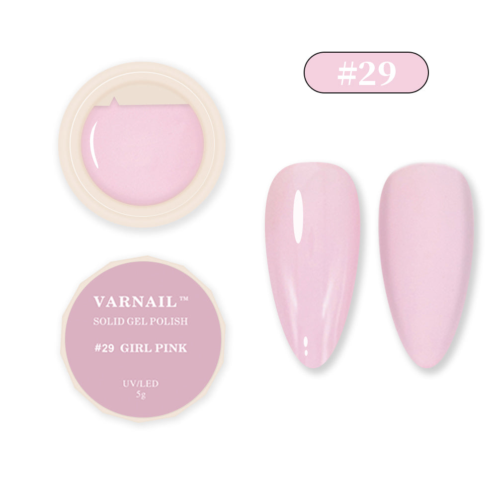Solid Gel Polish - #29 GIRL PINK