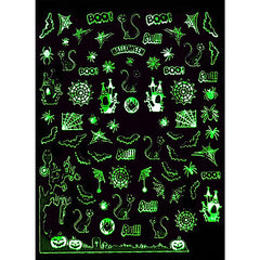 Nail Sticker - Glow in the Dark Halloween