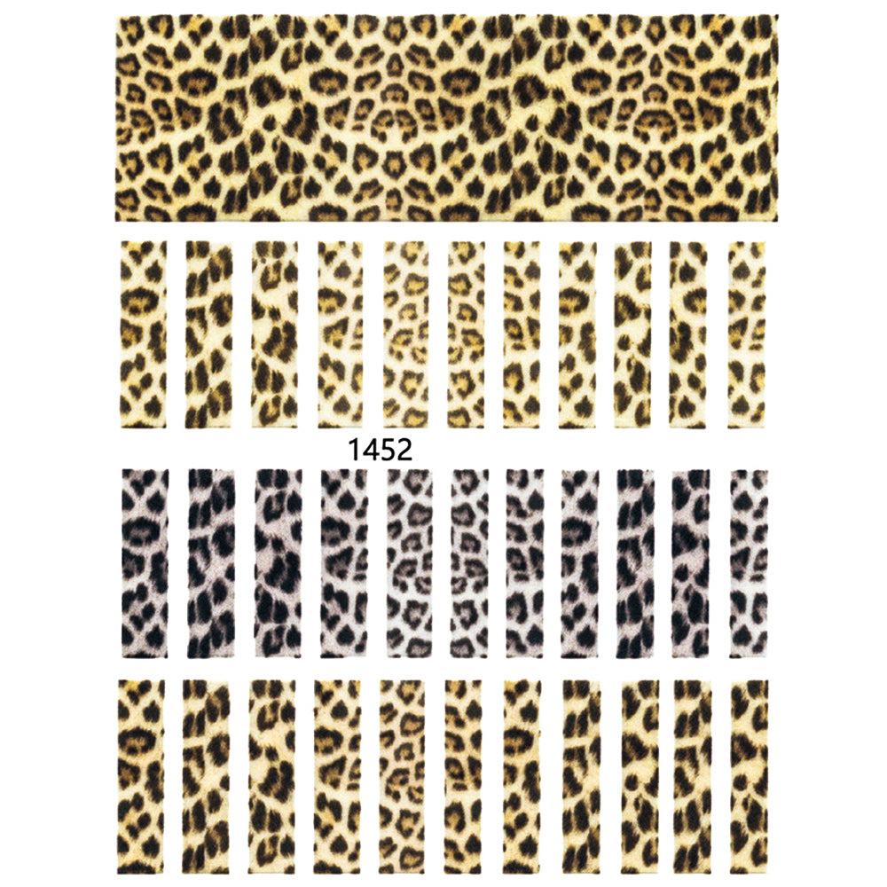 Nail Stickers - Leopard & Zebra