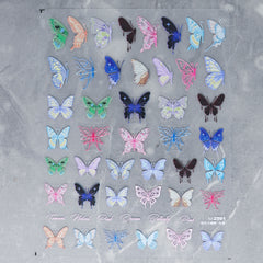 5D Nail Sticker - Big Butterfly