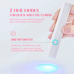 Mini Handheld Nail Lamp - Pink