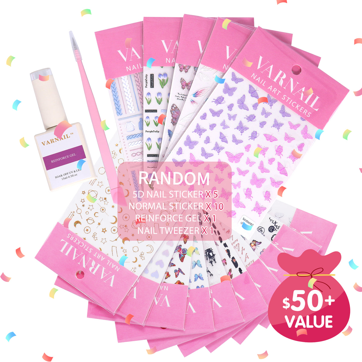Nail Stickers Lucky Bag (Advanced）