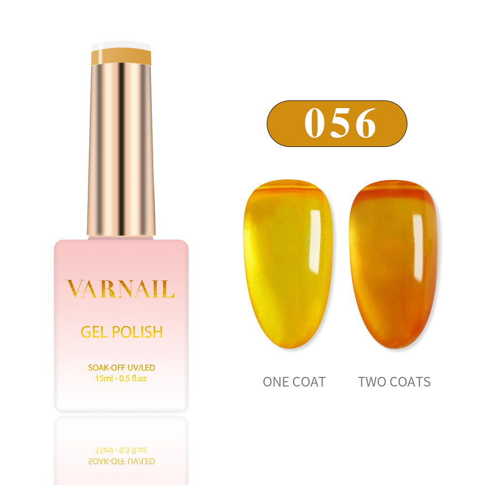 6 Colors Jelly Gel Polish Set - S10 Gem Amber