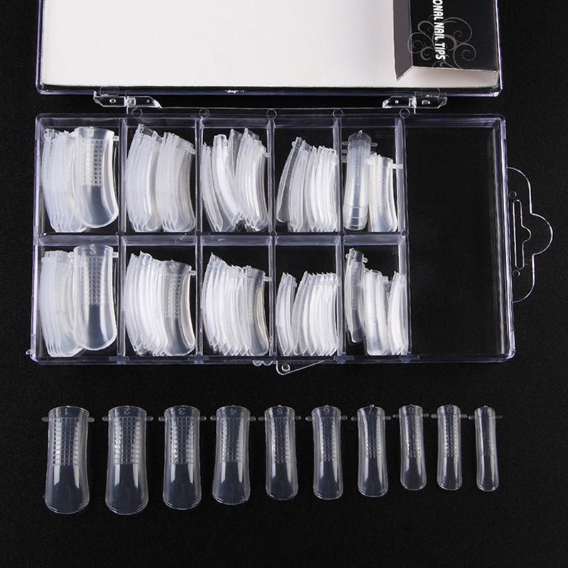 Poly Extension Gel Dual Nail Forms (100 Pcs/ Box) VN1930
