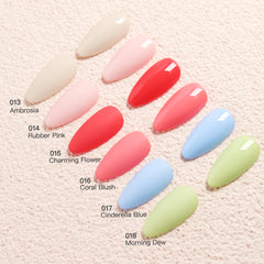 6 Colors Gel Polish Set - S03 Alice and Flowers