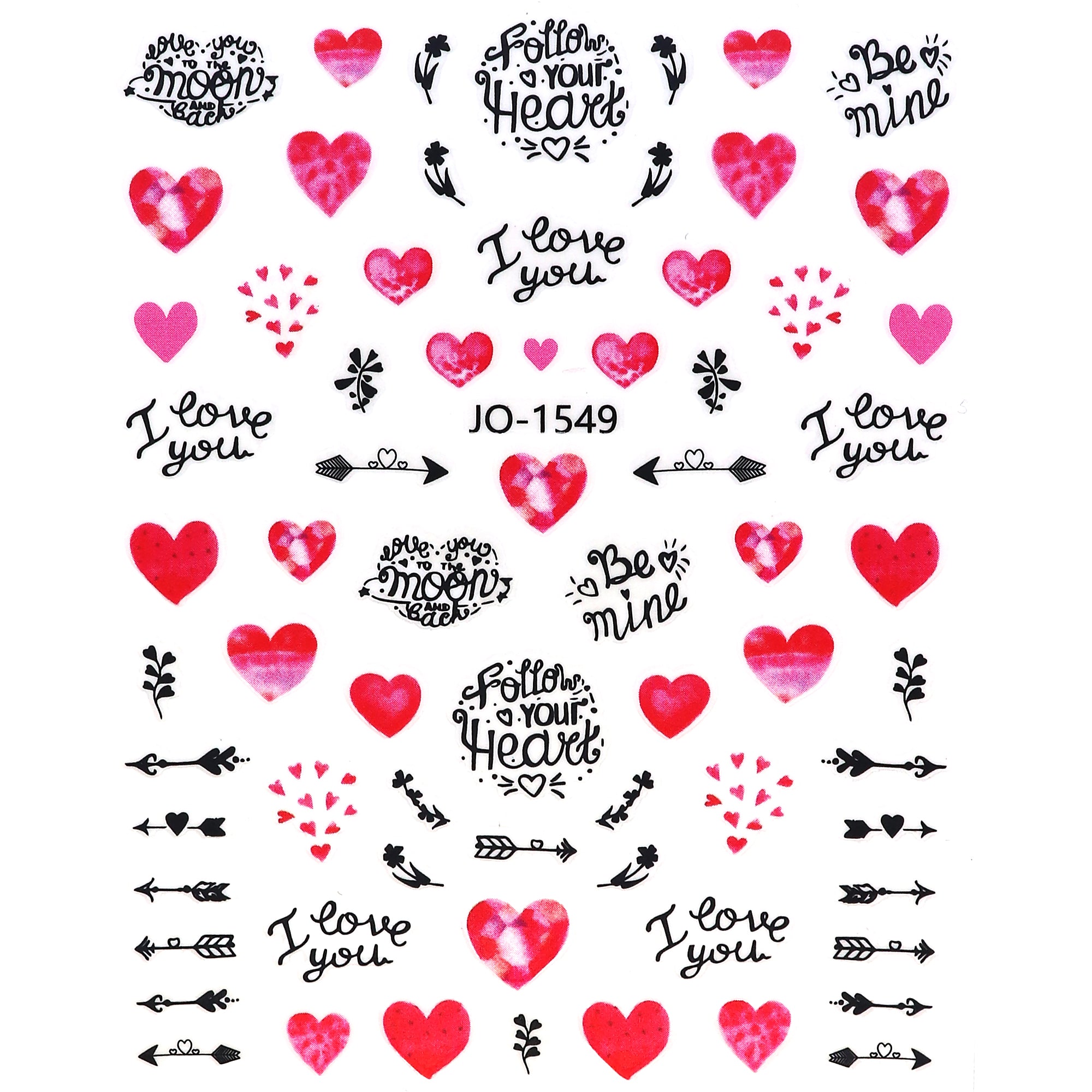 Nail Sticker - Valentine