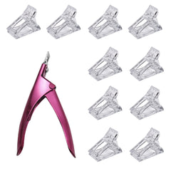 High Quality Acrylic Nail Pinching Clips for Nail Extension 10pcs