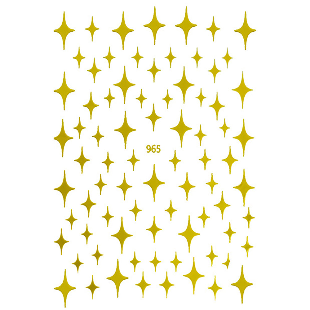 Nail Stickers - Four-pointed Star