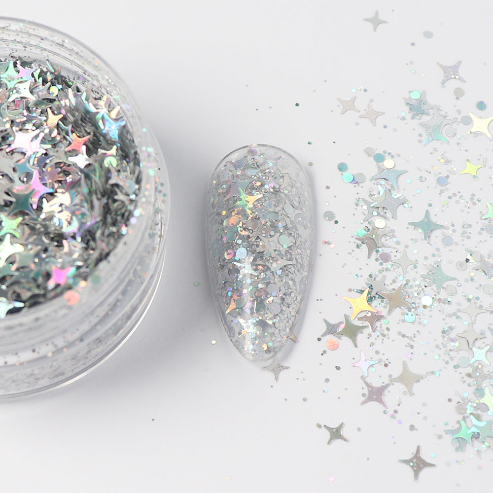 Nail Art Glitter Mixes - NG004 Cosmic