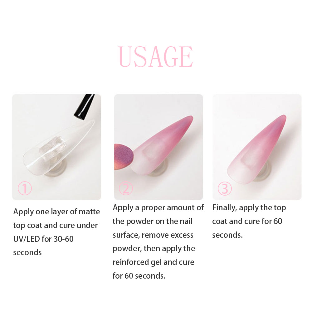 Magic Nail Ombre Powder Palette - #02