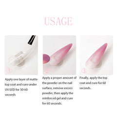 Magic Nail Ombre Powder Palette - #02