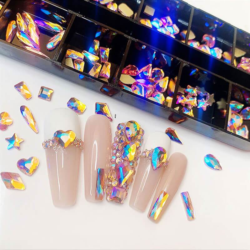 Nail Art Rhinestones with Multi Shapes – VARNAIL