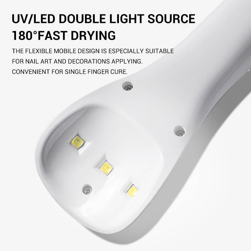5W Rechargeble Handheld UV/LED Nail Curing Lamp VN152362