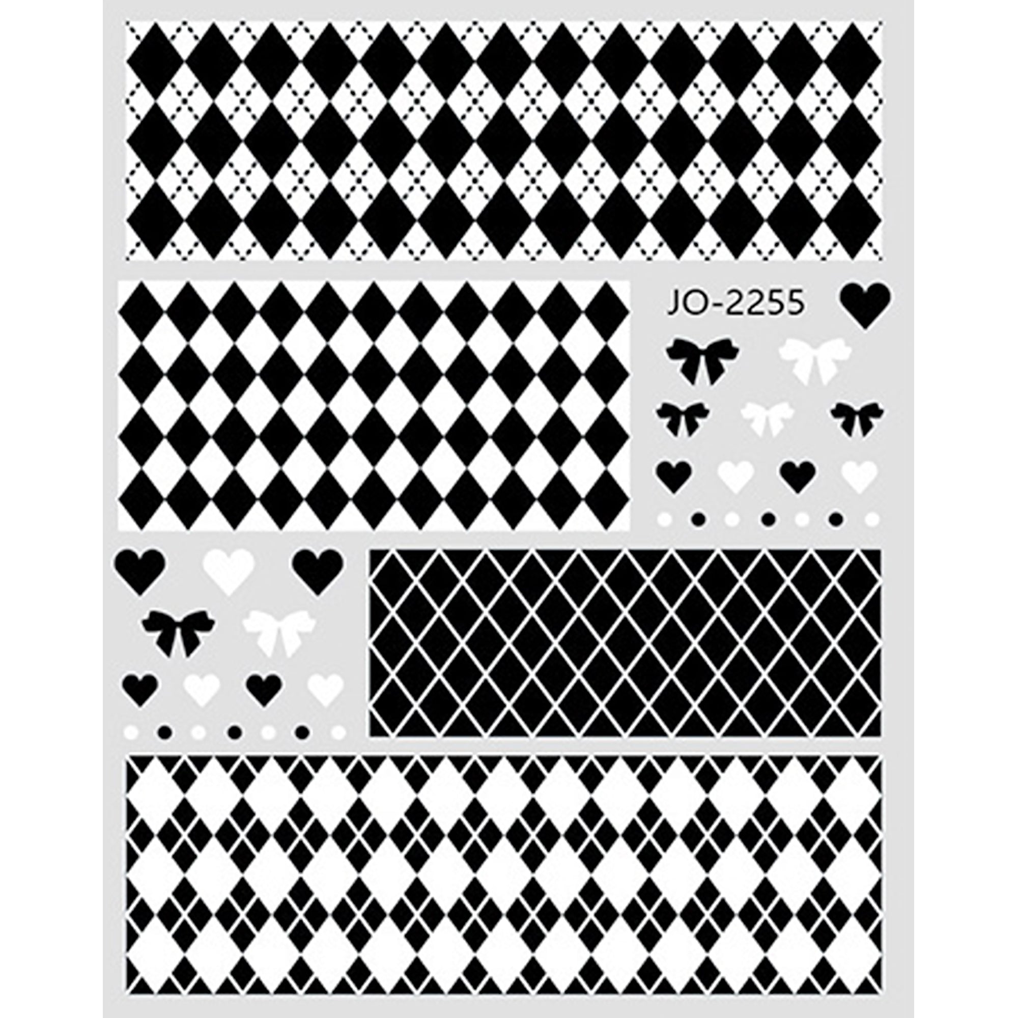 Nail Stickers - Plaid & Houndstooth