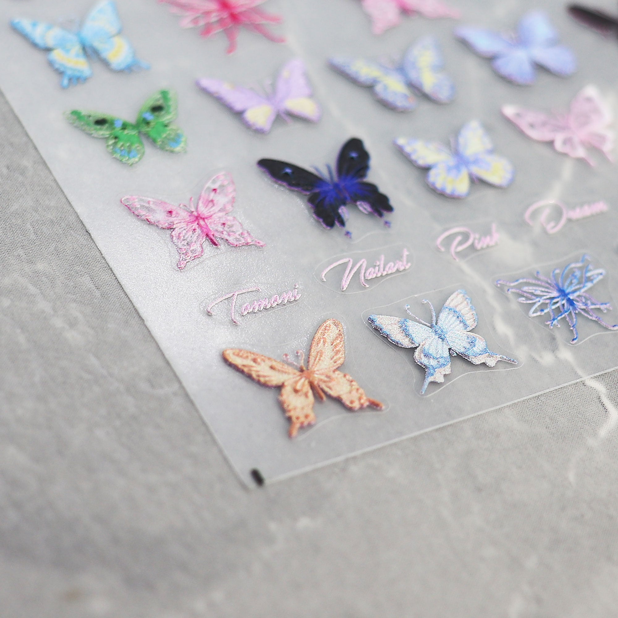 5D Nail Sticker - Big Butterfly