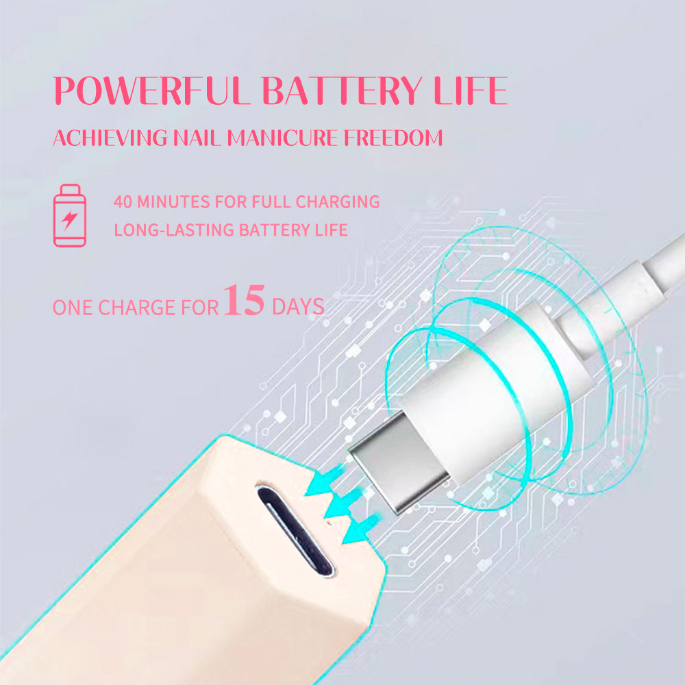 Mini Handheld Nail Lamp - White