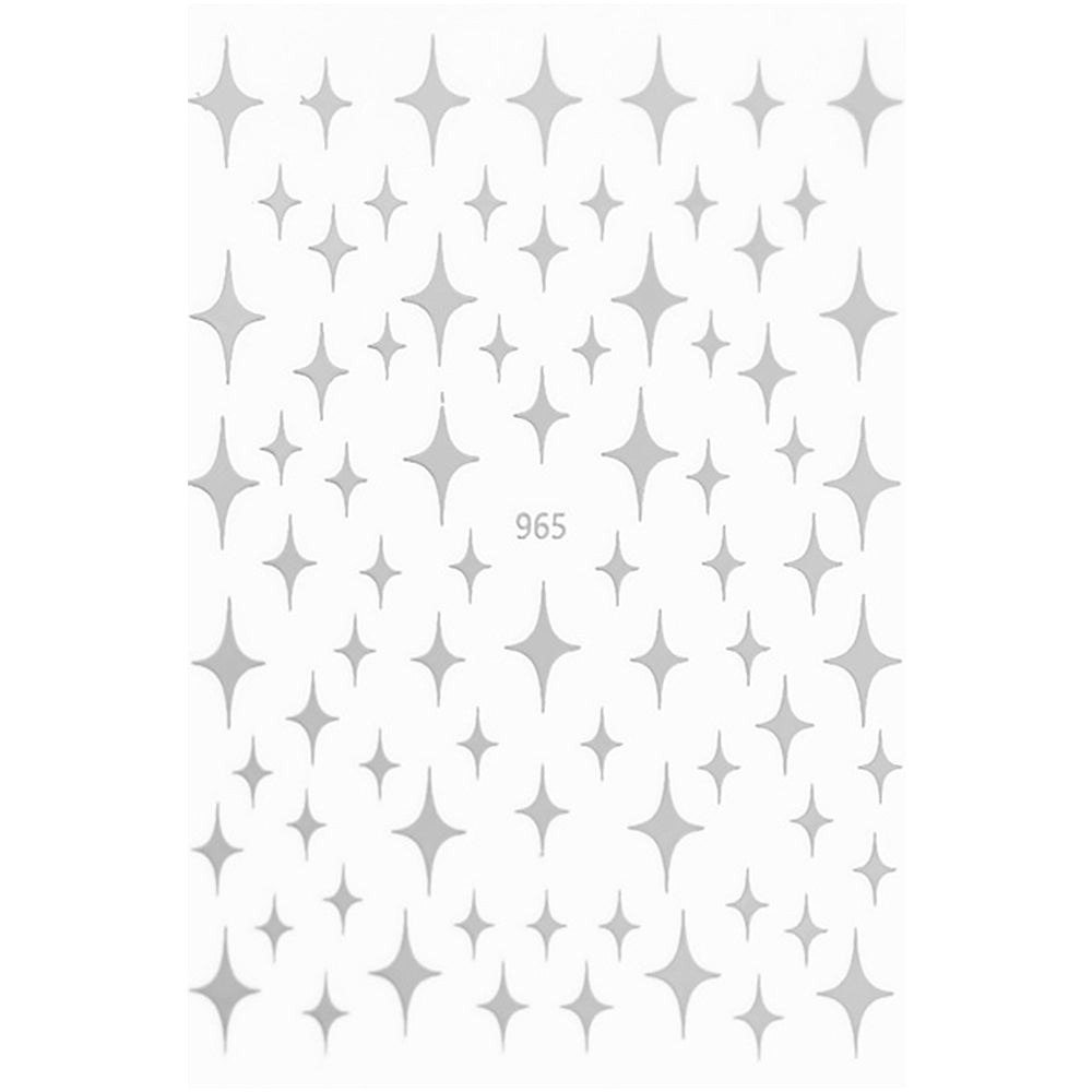 Nail Stickers - Four-pointed Star