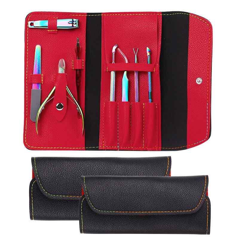 Rainbow Color Manicure 8pcs/Kit with Storage Bag VN152384