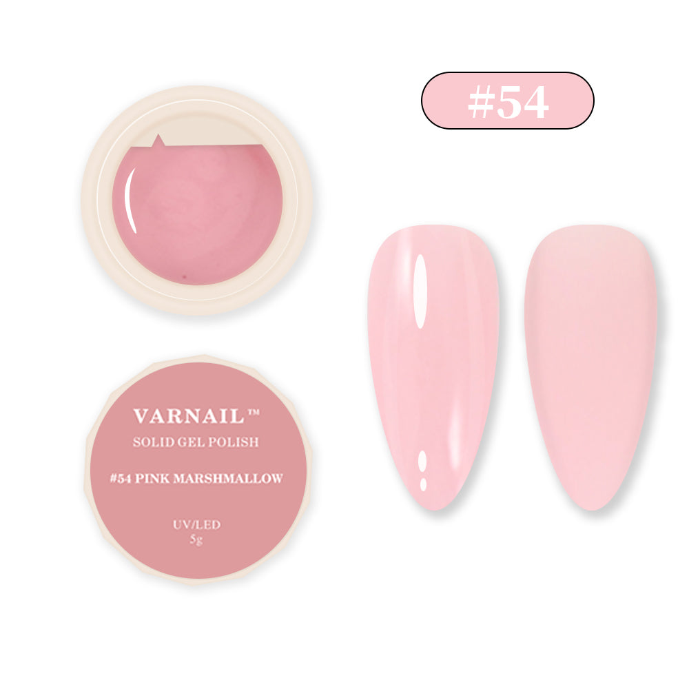 Solid Gel Polish - #54 PINK MARSHMALLOW