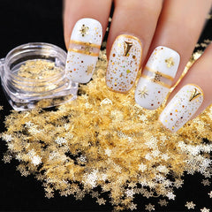 Christmas Metal Glitters Sequins - Snowflake