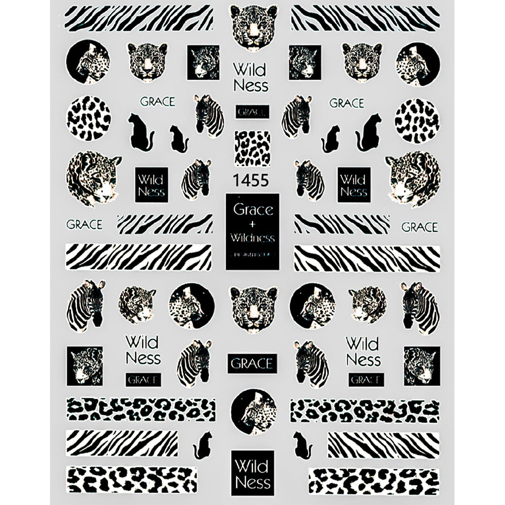 Nail Stickers - Leopard & Zebra