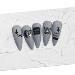 Nail Stickers - Leopard & Zebra